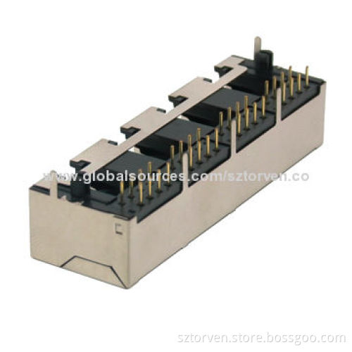 Side Entry Modular Jack, 1 x 4, Tab Down Available in 1 x 1-1 x 8 Poles